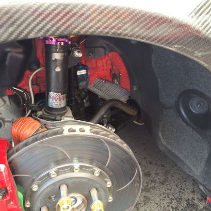 IMSA ST class MINI JCW race car front brakes