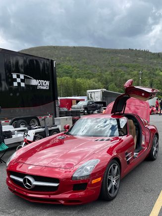 Merc with gull wing doors