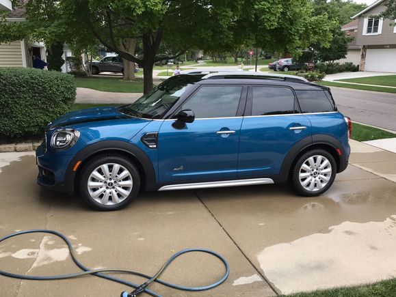 This is Big Blue because calling a MINI big was just too ironic to pass up.