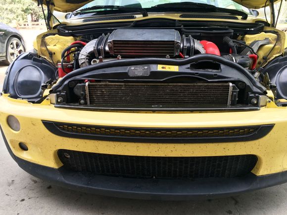 Bumper back on