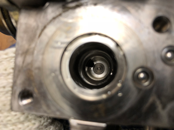 Where that valve inserts into, view #2.