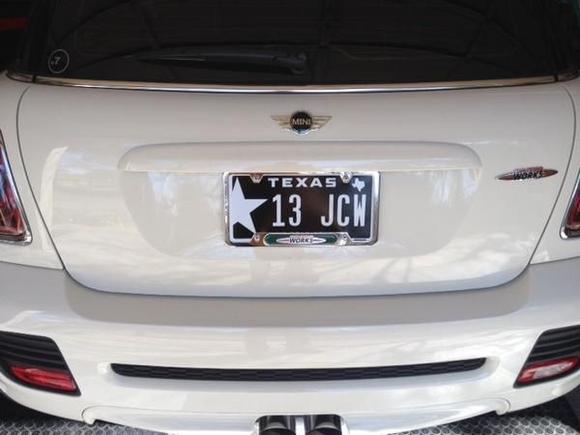 Mini License Plate