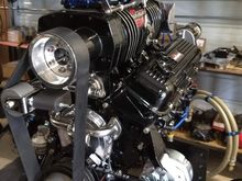 I believe I have an idler bracket for 16 rib like photo.   420 Merc blower.  5 lbs boost