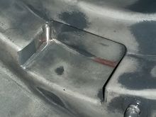 Wear from steel insert rubbing on case. Needed to Dremel off the ridge created by the wear.