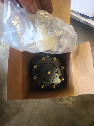 New stock distributor cap and button $10.00