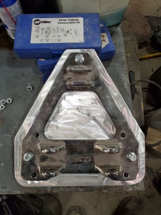 Custom inner transom plate i made for my imco steering