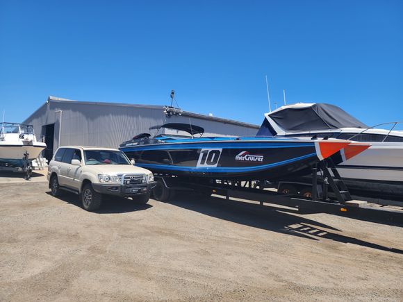 Lives inside undercover but start an engine the people that know what it is soon turn up to the wharf.