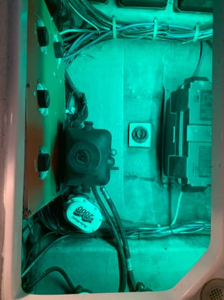 Due to the derecho we didn’t have power at the shop so I had to use the green LED’s for light. Pump is hooked up the the new line. Just need to bleed the system.
