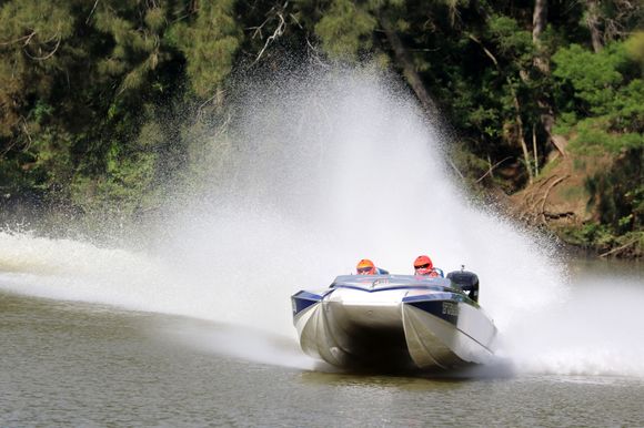 Chopping up some water