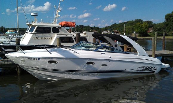 this is my 2004 Powerquest with a radar arch. I love having it not just for looks, but for also for shade, speakers and electronics. 