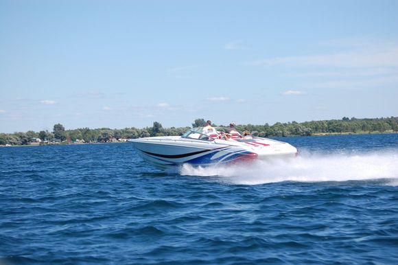 Figured I would post another photo of the monkey running at 1000 islands this past July before she sells. 