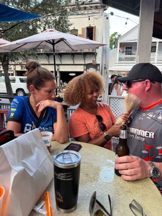 This chick couldn’t get enough of Justin’s beard.