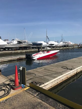 Enjoying the 32' Y2K Super boat out of Oakdale Yacht NY