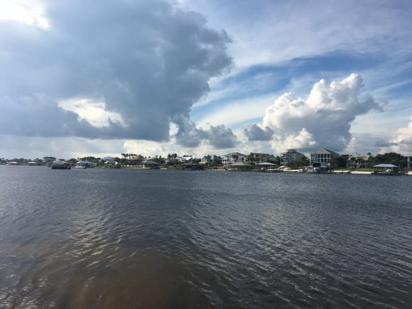 Ono Island Al to the right from Florabama Yacht Club