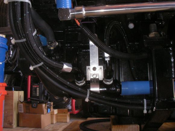 oil flow against water flow