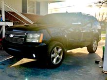 First day I added leds and a billet bow tie and z71 grill emblem