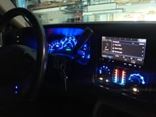 Escalade Cluster with LED conversion.