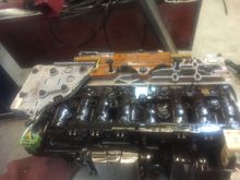 Valve body/tcm removed.... Screwed me up for a minute it had 10mm head bolts where the 10epc torx were supposed to be....