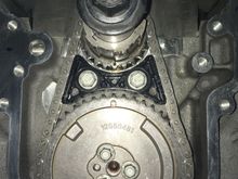 So I just turned the engine upside down on the engine stand so I didn't have to worry ab the lifters when I pulled the stock cam...Dot to Dot with the new LS2 Chain Damper
