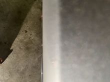 view looking straight down from the top of the fender