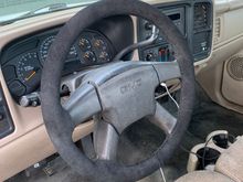 Little eBay suede steering wheel wrap makes the truck feel nicer then it is. 