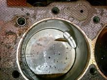 broke a old piston.. 150k on the motor when this happened..