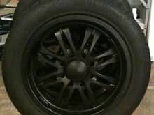 Four gm eight lug wheels with tires and one wheel for spare. They are 20&quot;x8.5&quot; in great condition. Tires are BFG 265/50R20 and hardly used. $800.00 shipping