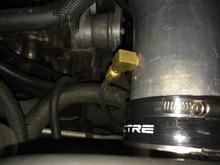 close up of the meth nozzle