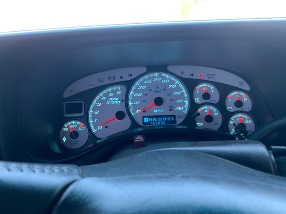 Just finished installing mine ! Got the 2500 cluster with trans gague work on my on my 99 1500 truck 