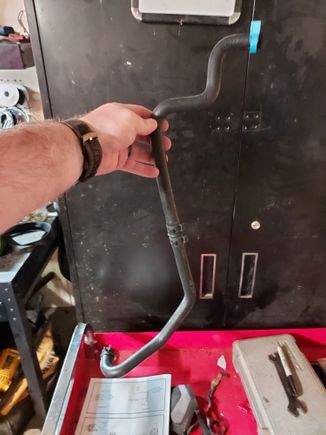 new vacuum line for brake booster