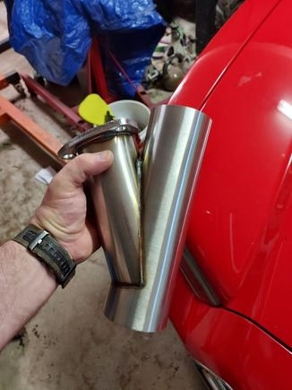 3" exhaust cutout piping