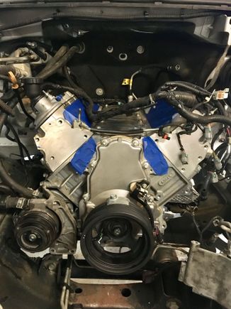 LS3 in its new home...
