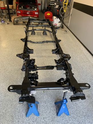 Total Frame off. POR15 Coated