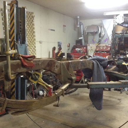 Getting ready to chop,the chassis