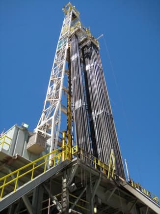My drilling rig that pays for my truck.  Im a derrick hand
