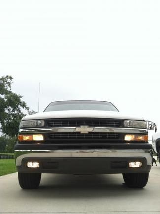 After installation of factory fog kit