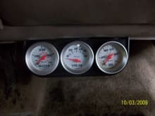 Just a start on the custom gauges soon they will be a cluster in place of the stock stuff