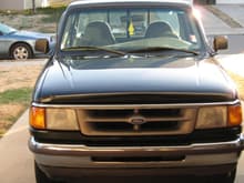 Black 1996 Ford Ranger XLT