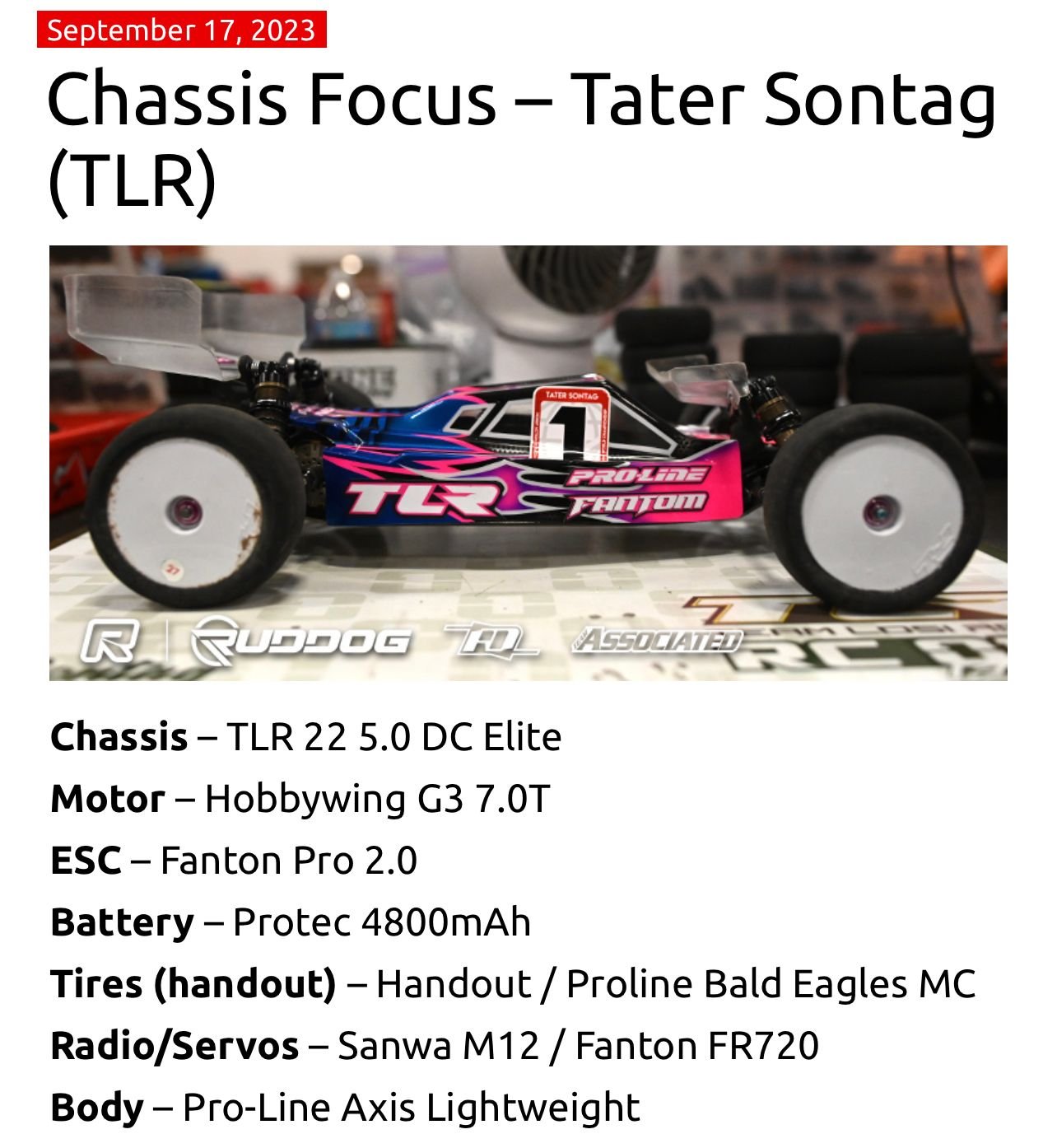 2023 Ifmar Worlds 1/10th Electric Hobby Action AZ - Page 9