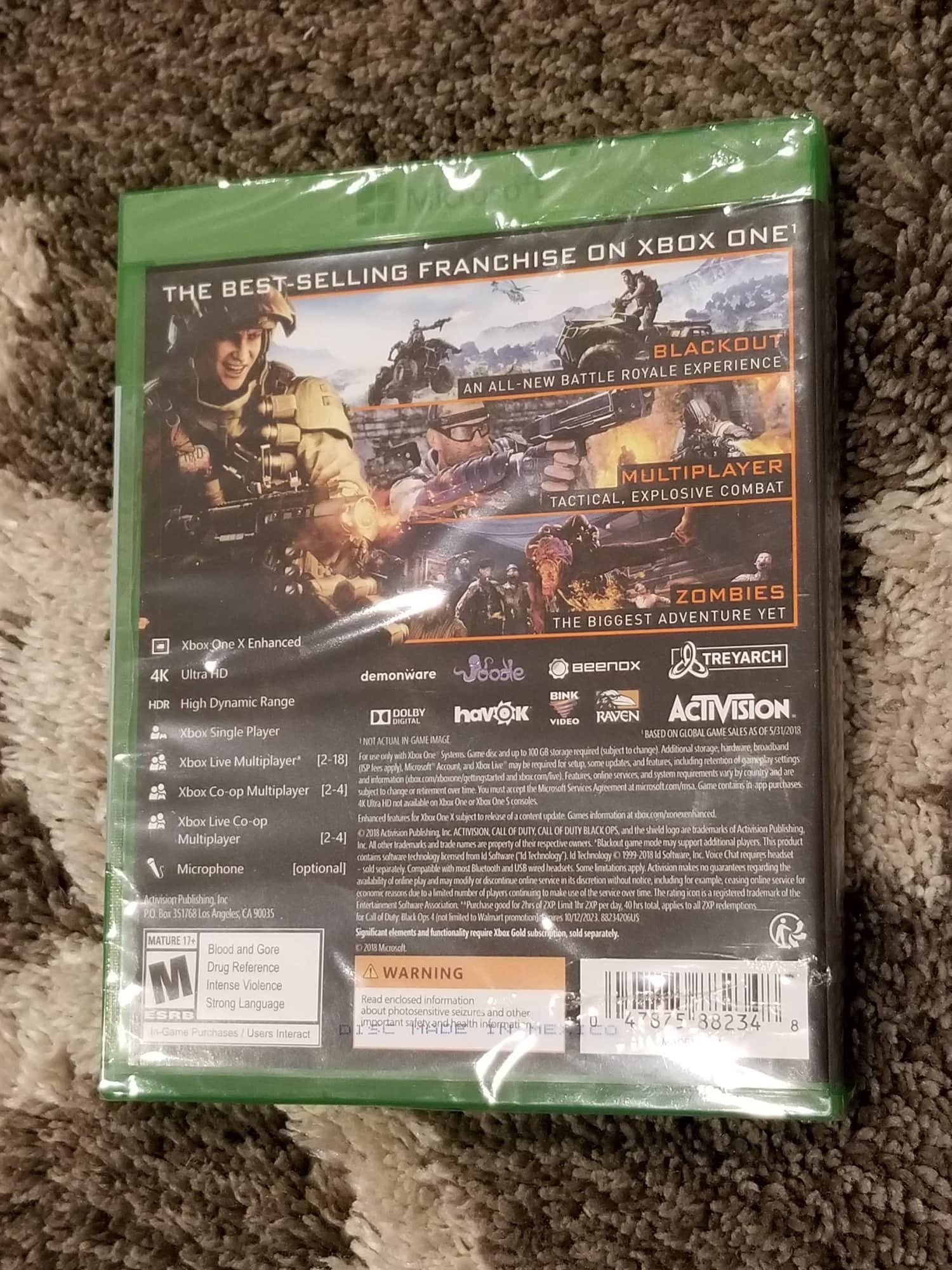 FS: Call of Duty Black Ops 4 Microsoft Xbox One 1 Walmart Exclusive ...