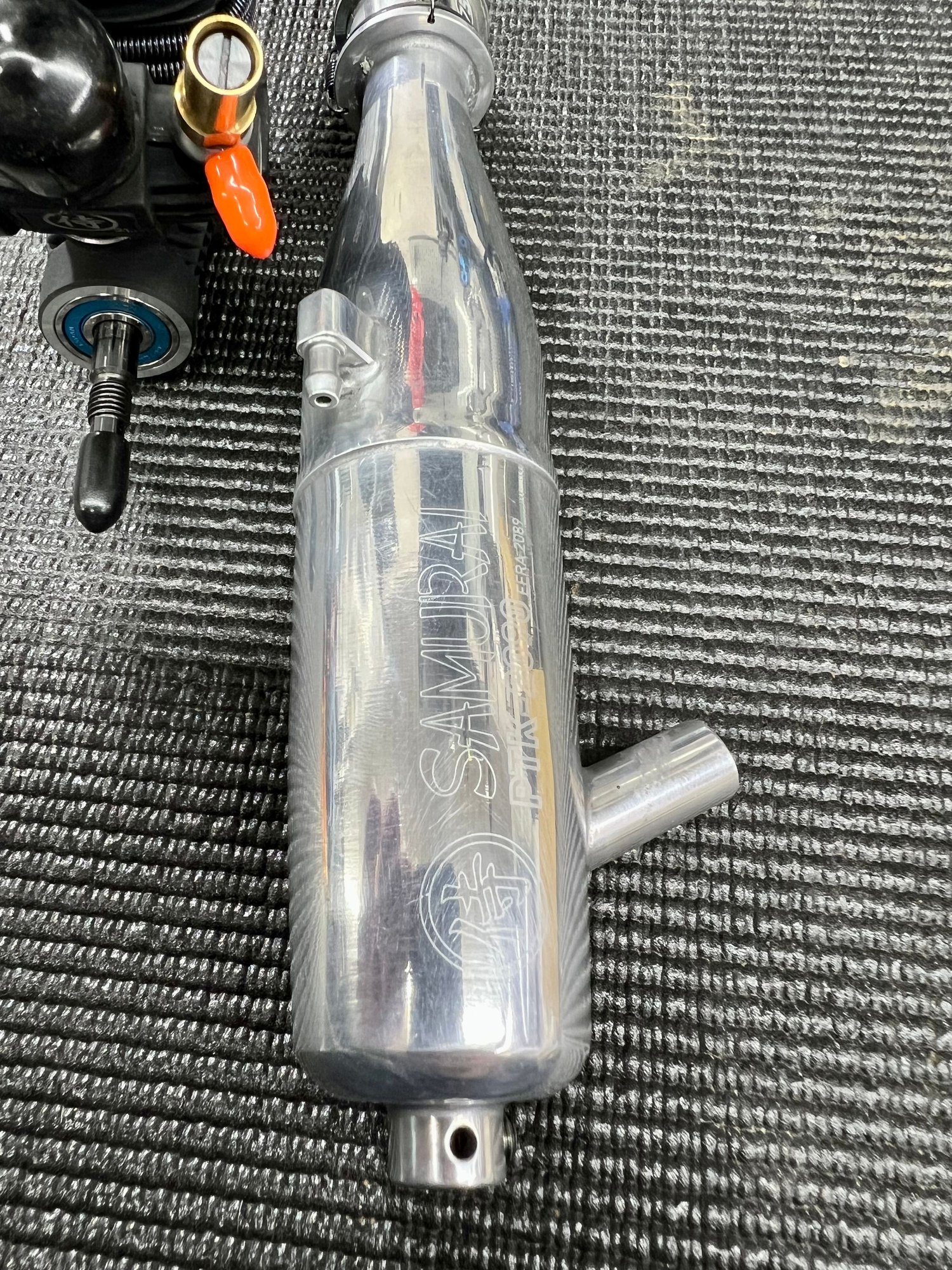 Maifield Edition with pipe Protek nitro motor like new!! R/C Tech