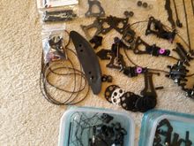 more parts - belts, spur gears, arms 