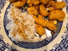 Orange chicken. 