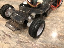 I think this tire tread on RCP track is a really bad combo. I did find a set of stock FWD that I’ll try out. 