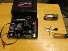 
Hudy lathe, brush hood alignment tool. powered brush cutter.