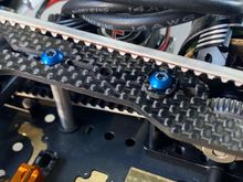 Steve made these carbon plugs to replace the bearings and make it a solid stiffener for our high grip carpet.
