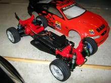 Rare HPI chassis, speed tuned gears, Gold TRF shocks, ultra-speed servo.