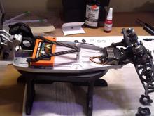 Tons of space for electronics withe the shorty sideways