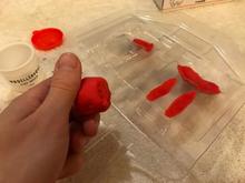 Play-doh is perfect for cover the figures which I wanted to be white.
