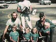 Douglas Racing Team 1981;
Back l/r; Glen Wilcox, John Douglas, Tom Douglas,
Front l/r; Steven Wilcox, Scott Wilcox, Krishta Douglas, Tommy Douglas.